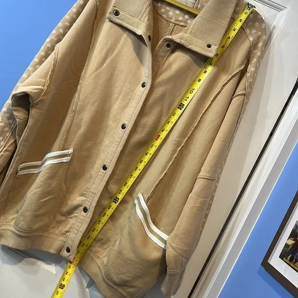 Free People Heritage Track Jacket Size Large NWT - Picture 11 of 13